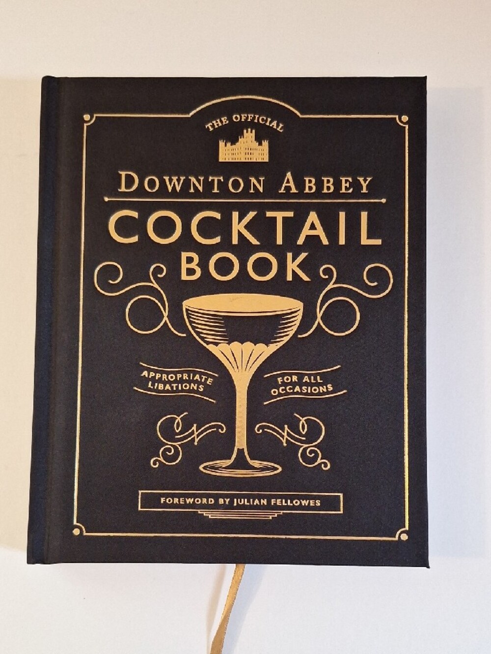 Downton Abbey Cocktail Book - Black & Gold Hardcover - Picture 2 of 5